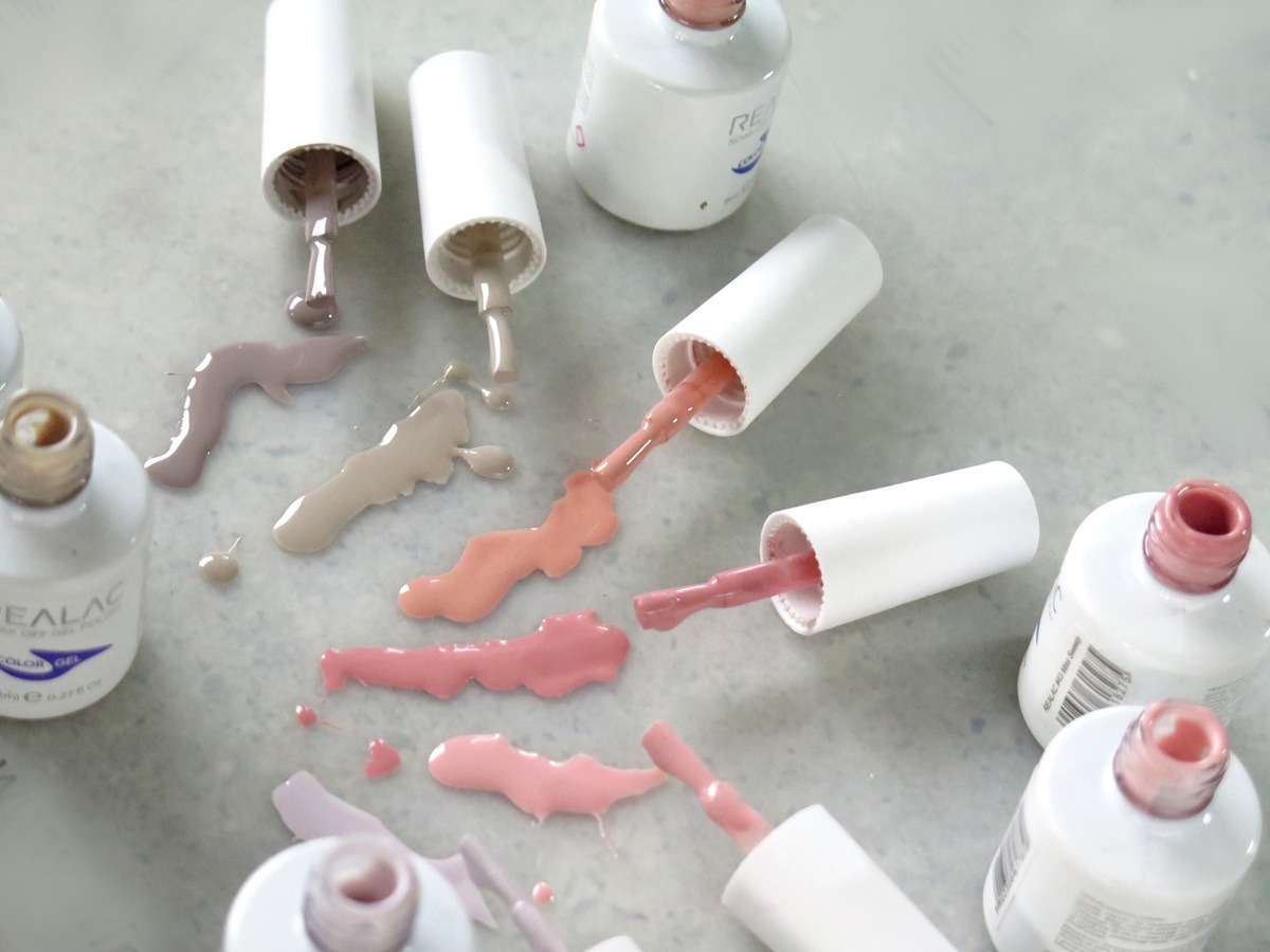 lakiery hyrbydowe nude kolory