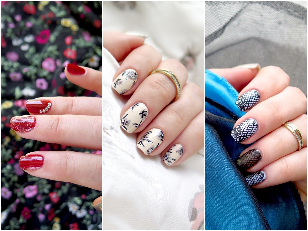 zdobienia paznokci na wesele dopasowane do sukienki