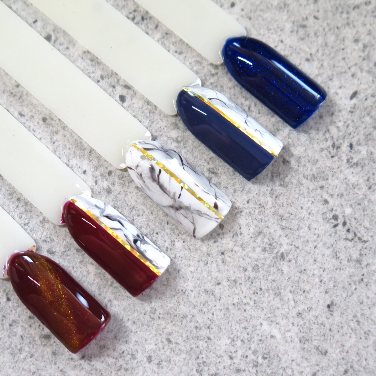 zdobienie paznokci wzornik marmurek