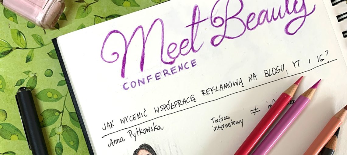 notatnik z konferencji meet beauty